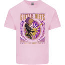 Guitar Riffs Are My Language Guitarist Mens Cotton T-Shirt Tee Top Light Pink