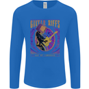 Guitar Riffs Are My Language Guitarist Mens Long Sleeve T-Shirt Royal Blue