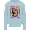 Guitar Riffs Are My Language Guitarist Mens Sweatshirt Jumper Light Blue