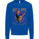 Guitar Riffs Are My Language Guitarist Mens Sweatshirt Jumper Royal Blue