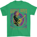 Guitar Riffs Are My Language Guitarist Mens T-Shirt Cotton Gildan Irish Green