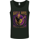 Guitar Riffs Are My Language Guitarist Mens Vest Tank Top Black