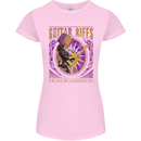 Guitar Riffs Are My Language Guitarist Womens Petite Cut T-Shirt Light Pink