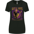 Guitar Riffs Are My Language Guitarist Womens Wider Cut T-Shirt Black