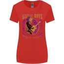 Guitar Riffs Are My Language Guitarist Womens Wider Cut T-Shirt Red