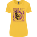 Guitar Riffs Are My Language Guitarist Womens Wider Cut T-Shirt Yellow