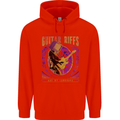 Guitar Riffs are My Language Childrens Kids Hoodie Bright Red