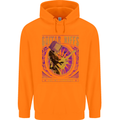 Guitar Riffs are My Language Childrens Kids Hoodie Orange