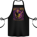 Guitar Riffs are My Language Cotton Apron 100% Organic Black