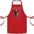 Guitar Riffs are My Language Cotton Apron 100% Organic Red