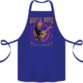 Guitar Riffs are My Language Cotton Apron 100% Organic Royal Blue