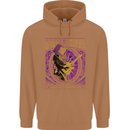 Guitar Riffs are My Language Mens 80% Cotton Hoodie Caramel Latte