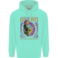 Guitar Riffs are My Language Mens 80% Cotton Hoodie Peppermint