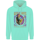 Guitar Riffs are My Language Mens 80% Cotton Hoodie Peppermint