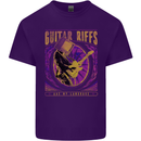Guitar Riffs are My Language Mens Cotton T-Shirt Tee Top Purple