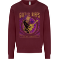 Guitar Riffs are My Language Mens Sweatshirt Jumper Maroon