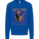 Guitar Riffs are My Language Mens Sweatshirt Jumper Royal Blue
