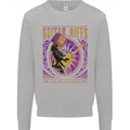 Guitar Riffs are My Language Mens Sweatshirt Jumper Sports Grey