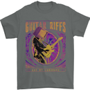 Guitar Riffs are My Language Mens T-Shirt Cotton Gildan Charcoal