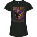 Guitar Riffs are My Language Womens Petite Cut T-Shirt Black
