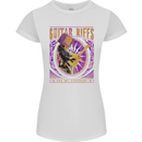 Guitar Riffs are My Language Womens Petite Cut T-Shirt White