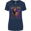 Guitar Riffs are My Language Womens Wider Cut T-Shirt Navy Blue