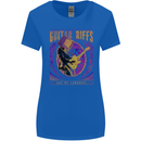 Guitar Riffs are My Language Womens Wider Cut T-Shirt Royal Blue