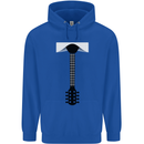 Guitar Tie Guitarist Bass Acoustic Funny Childrens Kids Hoodie Royal Blue