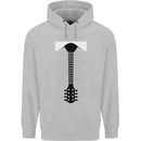 Guitar Tie Guitarist Bass Acoustic Funny Childrens Kids Hoodie Sports Grey