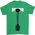 Guitar Tie Guitarist Bass Acoustic Funny Mens T-Shirt Cotton Gildan Irish Green