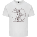 Guitar Vitruvian Man Guitarist Kids T-Shirt Childrens White