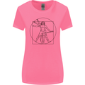 Guitar Vitruvian Man Guitarist Womens Wider Cut T-Shirt Azalea