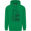 Guitar When Words Fail Music Speaks Childrens Kids Hoodie Irish Green