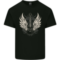 Guitar Wings Rock n Roll Music Heavy Metal Mens Cotton T-Shirt Tee Top Black