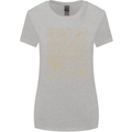 Guitar Word Art Guitarist Electric Acoustic Womens Wider Cut T-Shirt Sports Grey