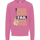 Guitar Words Fail Music Speaks Guitarist Mens Sweatshirt Jumper Azalea