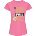 Guitar Words Fail Music Speaks Guitarist Womens Petite Cut T-Shirt Azalea