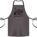 Guitar for My Wife Best Swap Ever Guitarist Cotton Apron 100% Organic Dark Grey