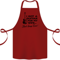 Guitar for My Wife Best Swap Ever Guitarist Cotton Apron 100% Organic Maroon