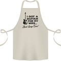 Guitar for My Wife Best Swap Ever Guitarist Cotton Apron 100% Organic Natural