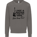 Guitar for My Wife Best Swap Ever Guitarist Mens Sweatshirt Jumper Charcoal