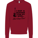 Guitar for My Wife Best Swap Ever Guitarist Mens Sweatshirt Jumper Red