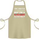 Guitarist I Don't Mean to Be Awesome Guitar Cotton Apron 100% Organic Khaki