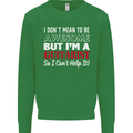 Guitarist I Don't Mean to Be Awesome Guitar Kids Sweatshirt Jumper Irish Green