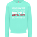 Guitarist I Don't Mean to Be Awesome Guitar Kids Sweatshirt Jumper Peppermint