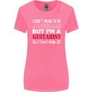 Guitarist I Don't Mean to Be Awesome Guitar Womens Wider Cut T-Shirt Azalea