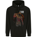 Gym Awaken Your Muscle Training Top Demon Mens Hoodie Black
