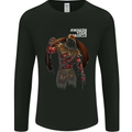 Gym Awaken Your Muscle Training Top Demon Mens Long Sleeve T-Shirt Black
