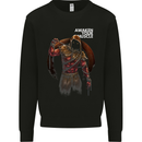 Gym Awaken Your Muscle Training Top Demon Mens Sweatshirt Jumper Black