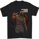 Gym Awaken Your Muscle Training Top Demon Mens T-Shirt Cotton Gildan Black